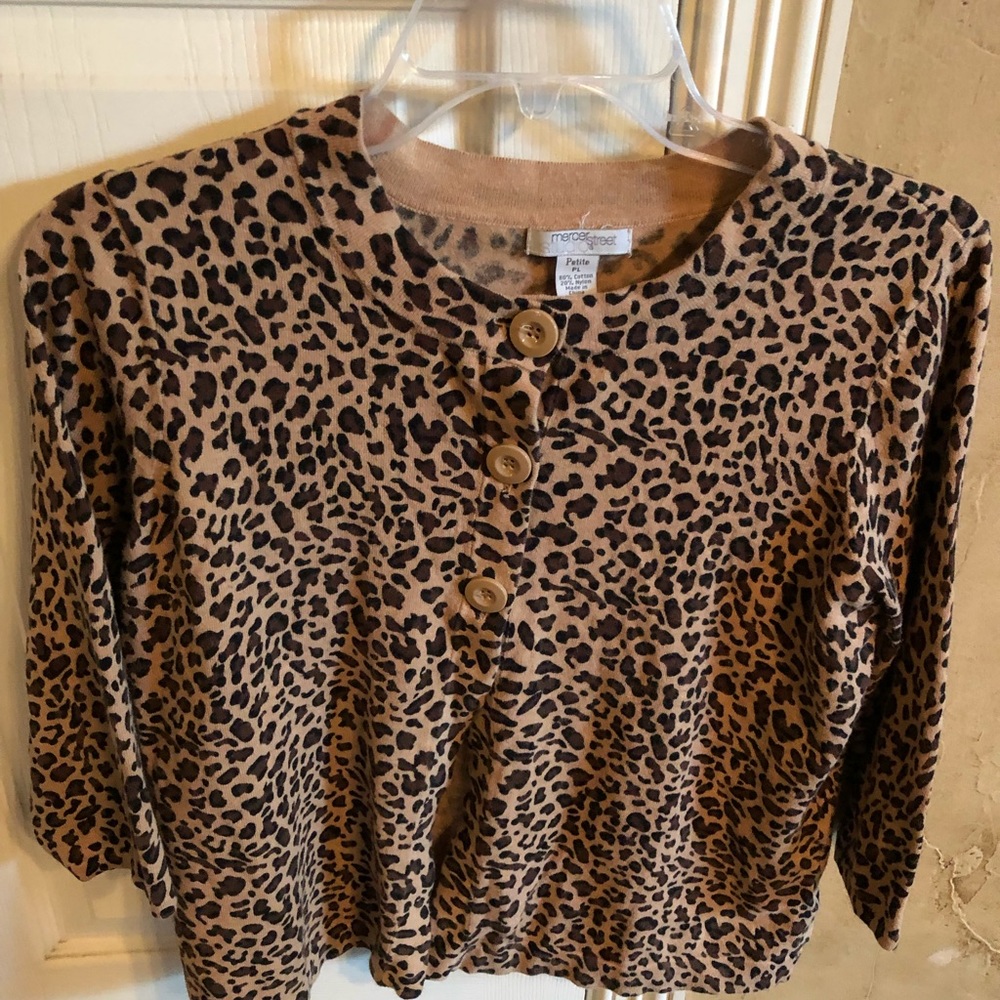 Leopard sweater